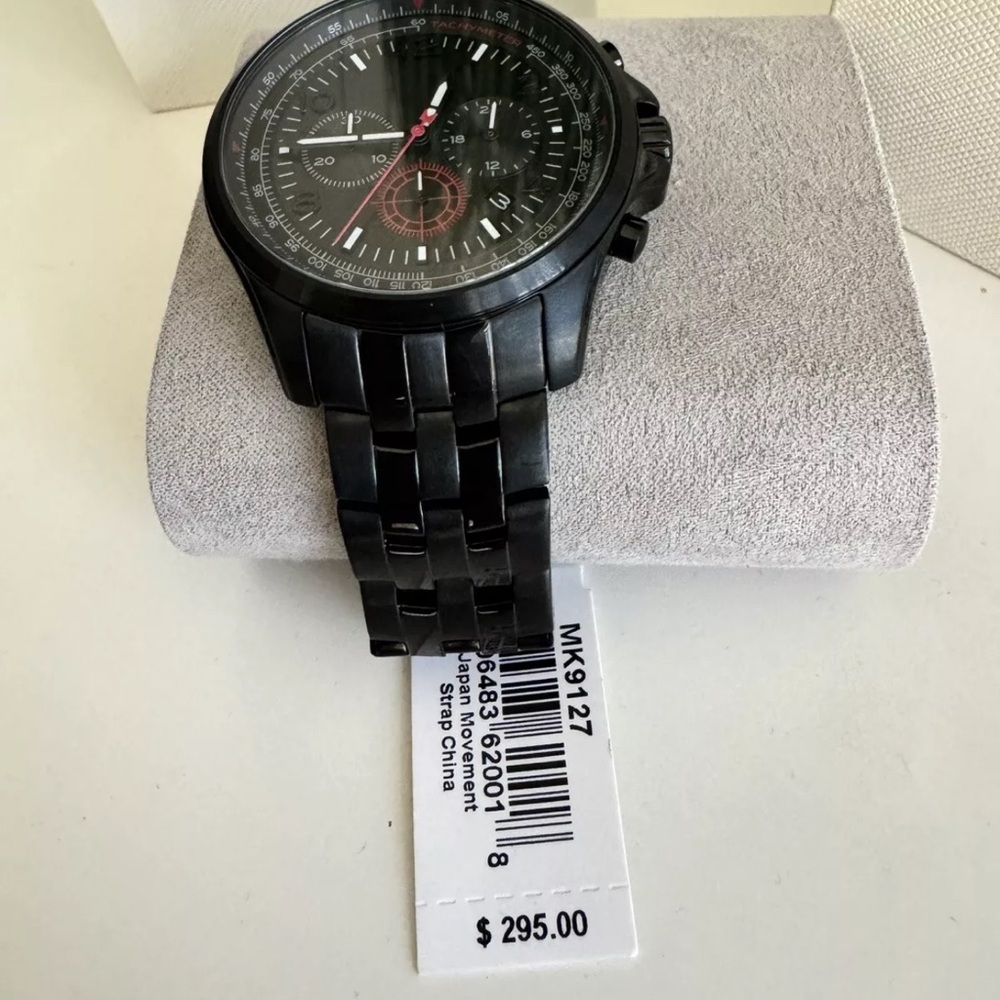 New Michael Kors Watch Men's Black - Picture 4 of 4